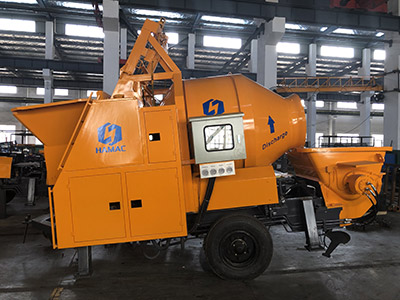 <b>DHBT15 Diesel Engine Concrete Mixer with Pump was sent to South America on August 6th </b>