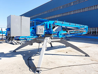 TWO UNITS OF HGY15 CONCRETE PLACING BOOM WAS DELIVERED TO EUROPE